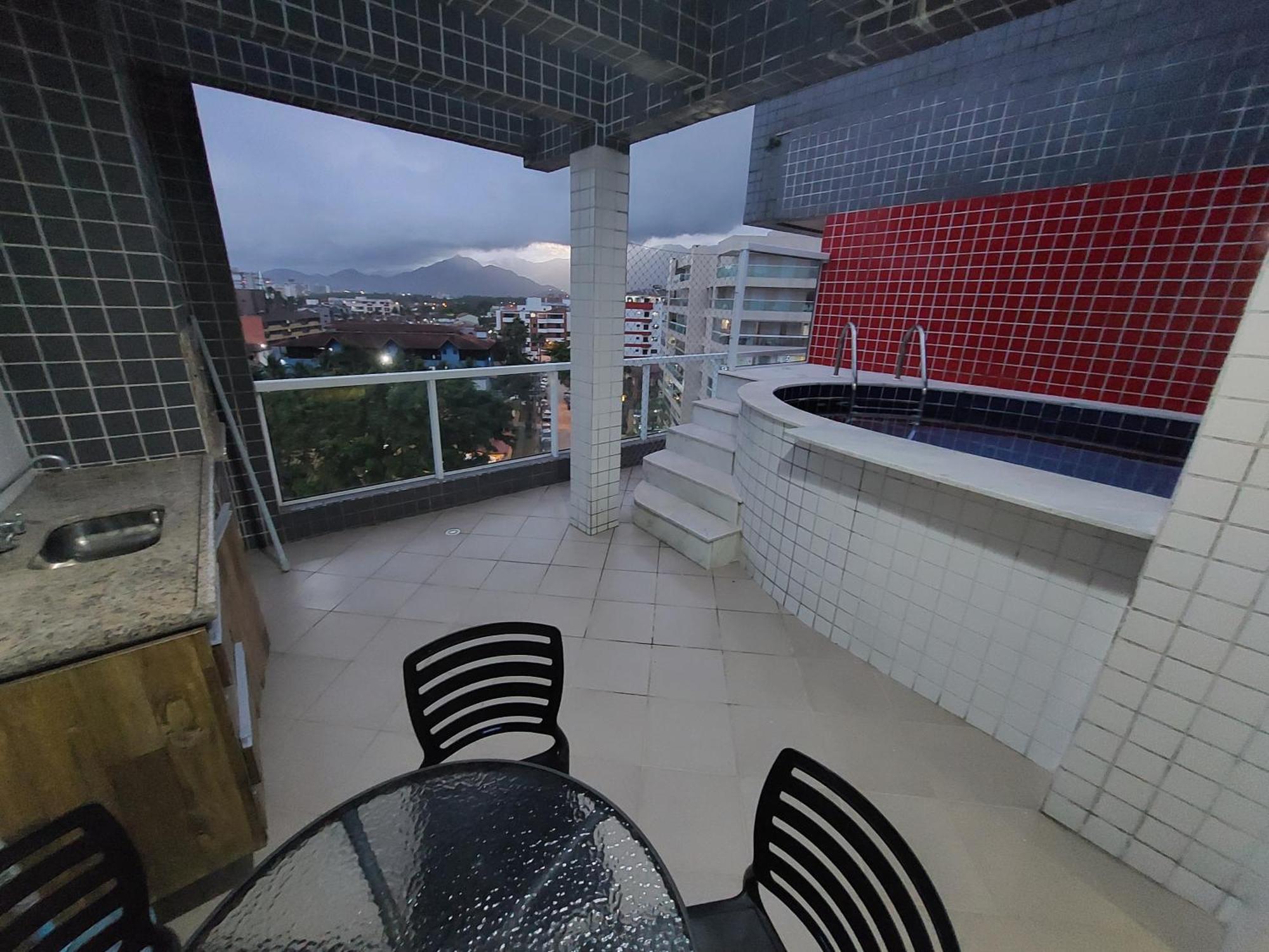 Apartamento A 50M Praia Maitinga, Wifi, Churrasqueira Na Varanda Bertioga Szoba fotó